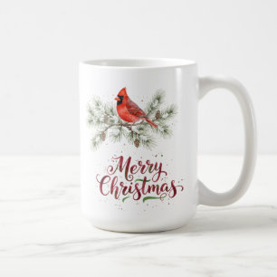 Weihnachts-Kardinal-Feiertag Kaffee Tasse