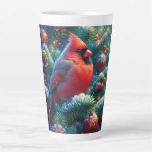 Weihnachts-Kardinal Milchtasse