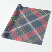 Weihnachts Kariertes Tartan Diagonal Wrapping Pape