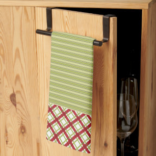 Weihnachts-Karo-Mikrofaser-Küchentuch Geschirrtuch