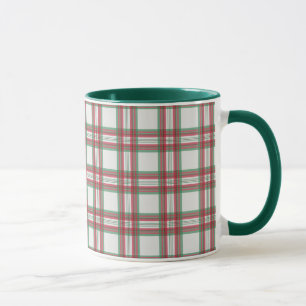 Weihnachts-Karo-Tasse Tasse
