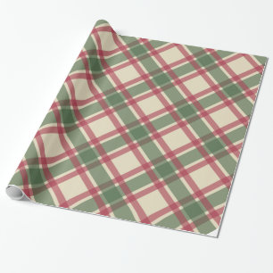 Weihnachts-Karopapier Geschenkpapier