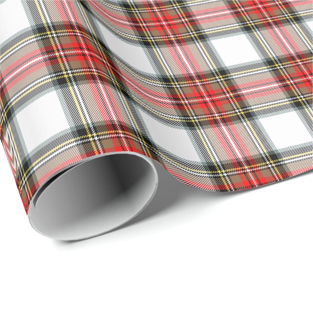 Weihnachts-Karopapier Geschenkpapier (Rolleneckpunkt)