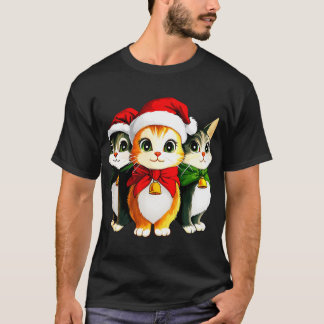 Weihnachts-Kätzchen T-Shirt