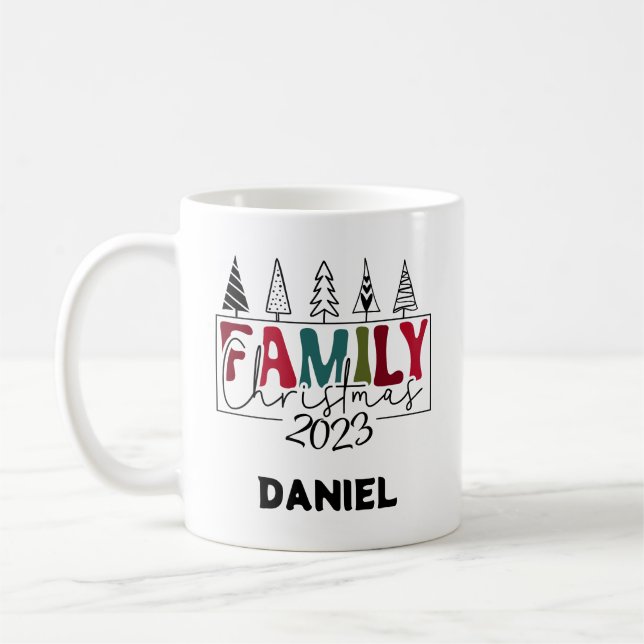 Weihnachts-Keepake-Urlaub Kaffeetasse (Links)