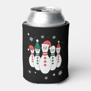 Weihnachts-Kegel Schneemann Weihnachtsmann Hut Xma Dosenkühler