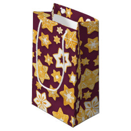 Weihnachts-Keks mit tiefer Erde Kleine Geschenktüte