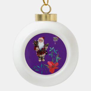 Weihnachts-Keramik Ball Ornament, Weihnachten Keramik Kugel-Ornament