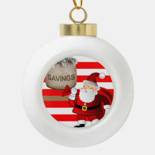 Weihnachts-Keramik Ball Ornament, Weihnachten Keramik Kugel-Ornament