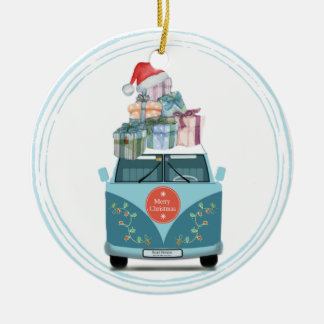 Weihnachts-Keramik in Campervan Keramik Ornament