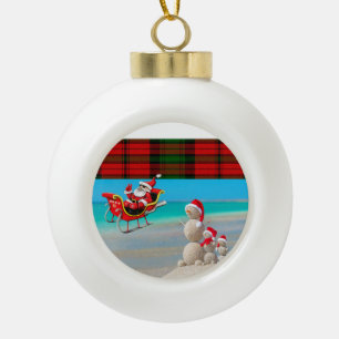 Weihnachts-Keramik-Kugelschmuck, Schneemann Keramik Kugel-Ornament