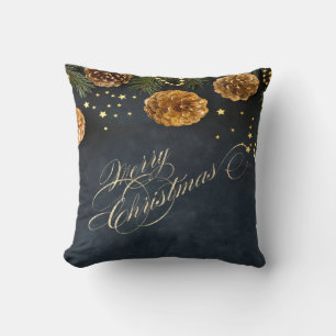 Weihnachts-Kieferzweig Merry Christmas Kissen