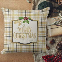 Weihnachts-Kissen Frohe Weihnachten Wurfkissen