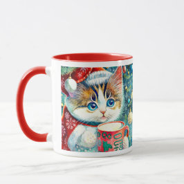 Weihnachts-Kitty-Tasse Tasse