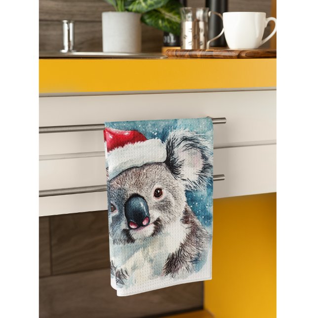 Weihnachts-Koala, anpassbar Geschirrtuch (Von Creator hochgeladen)