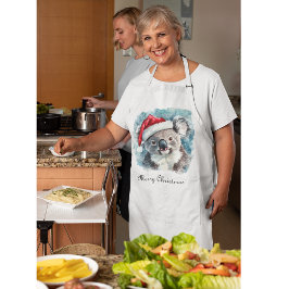Weihnachts-Koala, anpassbar Schürze
