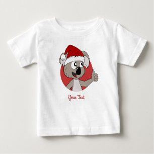 Weihnachts-Koala-Cartoon-T - Shirt