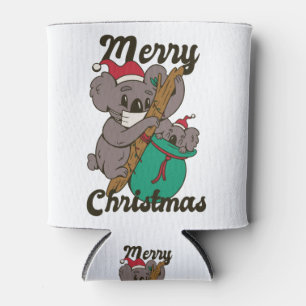 Weihnachts-Koala-Mama Dosenkühler