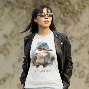 Weihnachts-Kookaburra, anpassbar T-Shirt