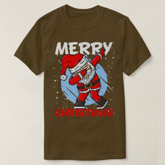 Weihnachts Kostüm Schnee Winter Ding Tanz Sant T-Shirt (Design vorne)