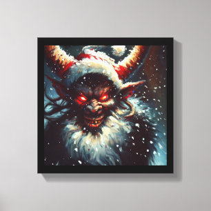 Weihnachts-Krampus 1 Leinwanddruck