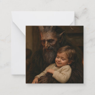 Weihnachts-Krampus Mitteilungskarte
