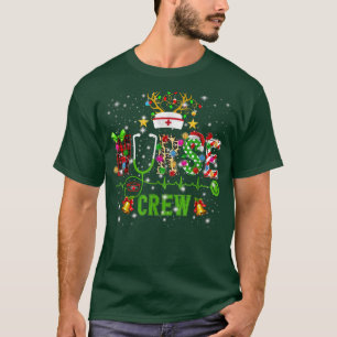 Weihnachts-Krankenschwester Crew Familiengruppe Pf T-Shirt