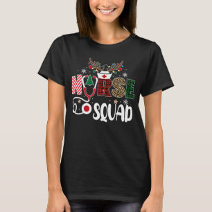 Weihnachts-Krankenschwester Crew Squad Xmas Pflege T-Shirt