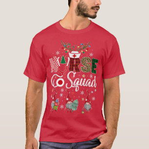 Weihnachts-Krankenschwester Crew Squad Xmas Pflege T-Shirt