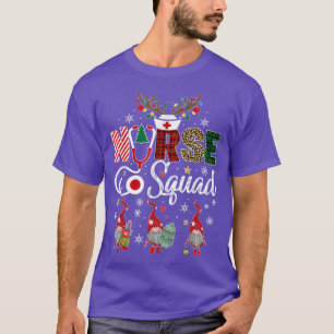 Weihnachts-Krankenschwester Crew Squad Xmas Pflege T-Shirt