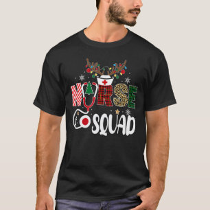 Weihnachts-Krankenschwester-Crew-Team Weihnachts-P T-Shirt