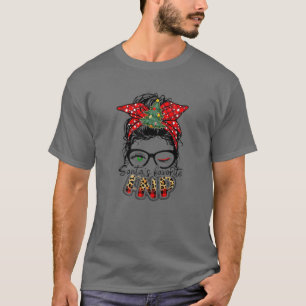 Weihnachts-Krankenschwester FNP Santa LIEBE Famili T-Shirt