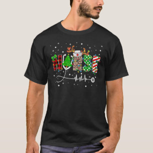 Weihnachts-Krankenschwester Pflege Niedliche Gesun T-Shirt
