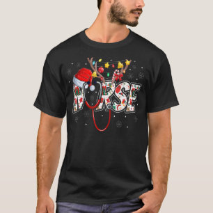 Weihnachts-Krankenschwester Pflege Niedliche Gesun T-Shirt