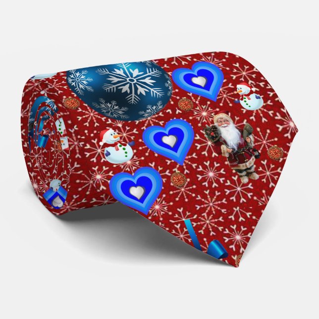 Weihnachts-Krawatte Krawatte (Gerollt)