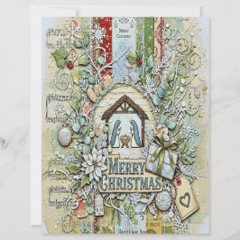 Weihnachts-Kreativpapier zur Geburt Jesu