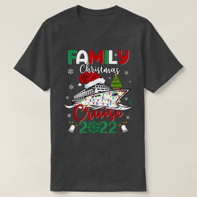 Weihnachts-Kreuzfahrt 2022 Weihnachten Weihnachten T-Shirt (Design vorne)