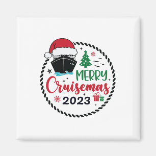 Weihnachts-Kreuzfahrt 2023 Merry Cruisemas Xmas Magnet