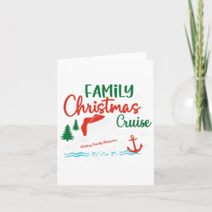 Weihnachts-Kreuzfahrt 2024 Merry Cruisemas Xmas Karte