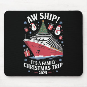 Weihnachts-Kreuzfahrt 2025 Merry Cruisemas Xmas Mousepad