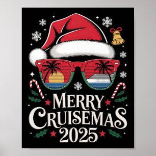 Weihnachts-Kreuzfahrt 2025 Merry Cruisemas Xmas Poster