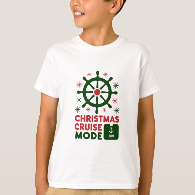 Weihnachts-Kreuzfahrt auf dem Schiff Weihnachten 2 T-Shirt (Vorderseite)