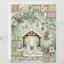 Weihnachts-Krippenkunst Papier