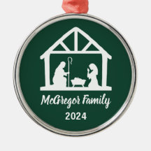 Weihnachts-Krippenmeister Familienname & Jahr