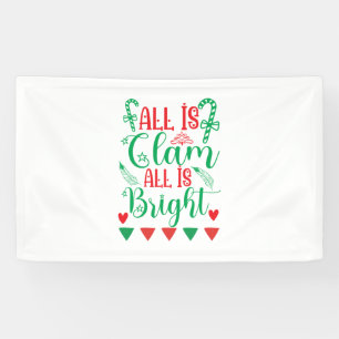Weihnachts-Kunst alles in Ordnung Banner