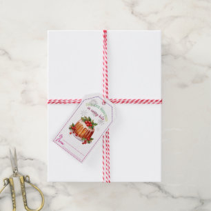 Weihnachts-Kunst-Geschenkanhänger Geschenkanhänger