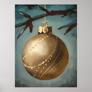 Weihnachts-Kunstdrucke, Weihnachten, Ölgemälde Poster
