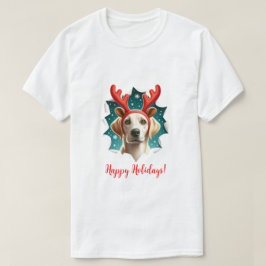 Weihnachts Labrador Retriever Reindeer T-Shirt