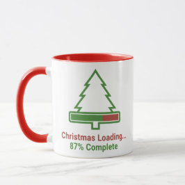 Weihnachts-Ladebalken – Lustiger Feiertag Tasse