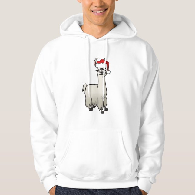 Weihnachts-Lama-T - Shirt (Vorderseite)